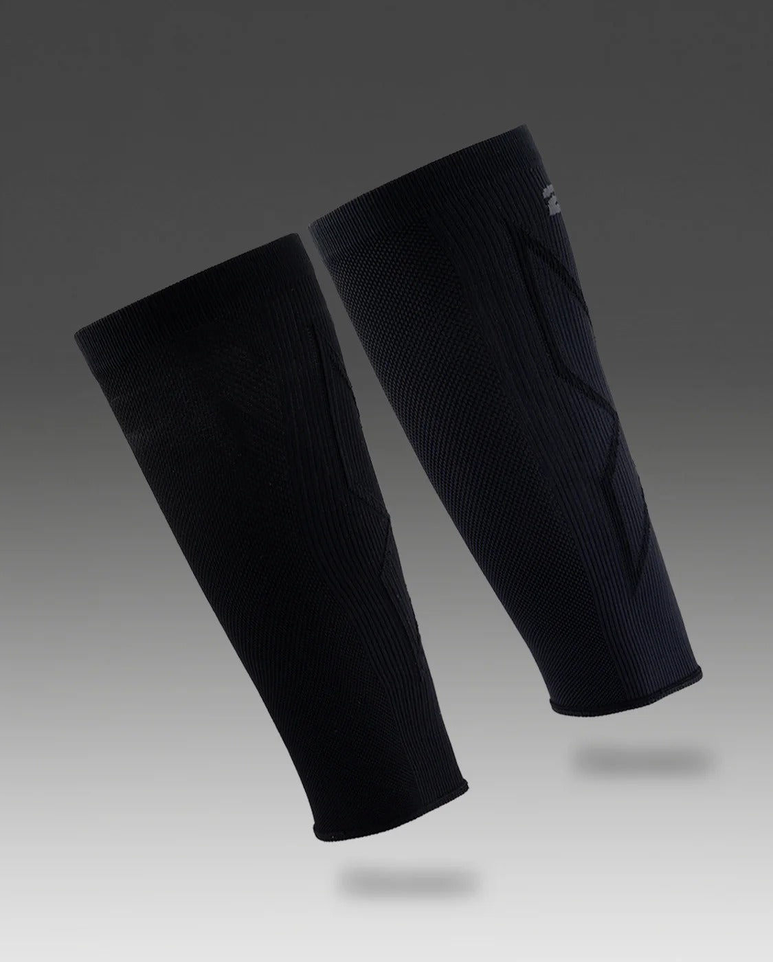 U X Compression Calf Sleeves 中性無縫高透氣壓縮小腿套(一雙)｜黑