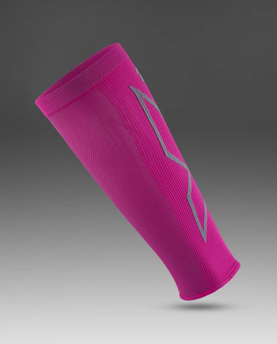 U X Compression Calf Sleeves 中性無縫高透氣壓縮小腿套(一雙)｜粉/灰