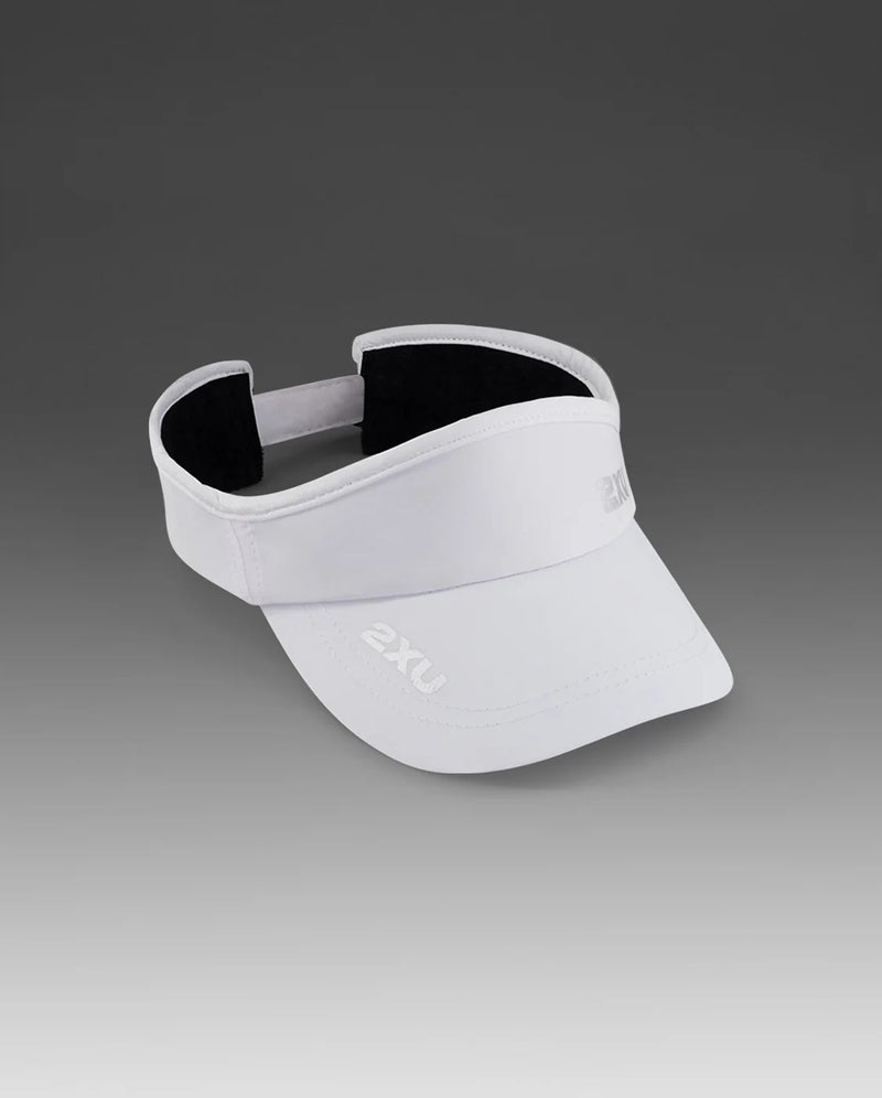 Run Visor Unisex Ultra Lightweight Quick-Drying Sunshade Running Cap | White