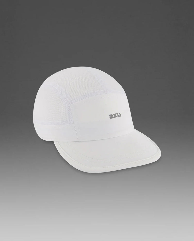Light Speed ​​Small Cap, Unisex, Lightweight, Foldable, Moisture-Wicking Running Cap | White 