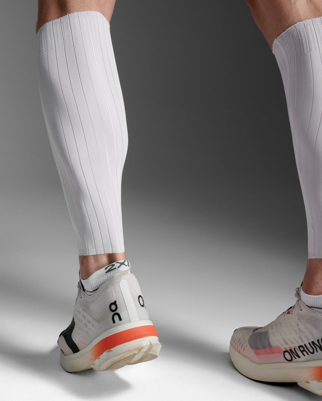 Light Speed Aero Calf Guards 中性 壓縮小腿套(一雙)｜白