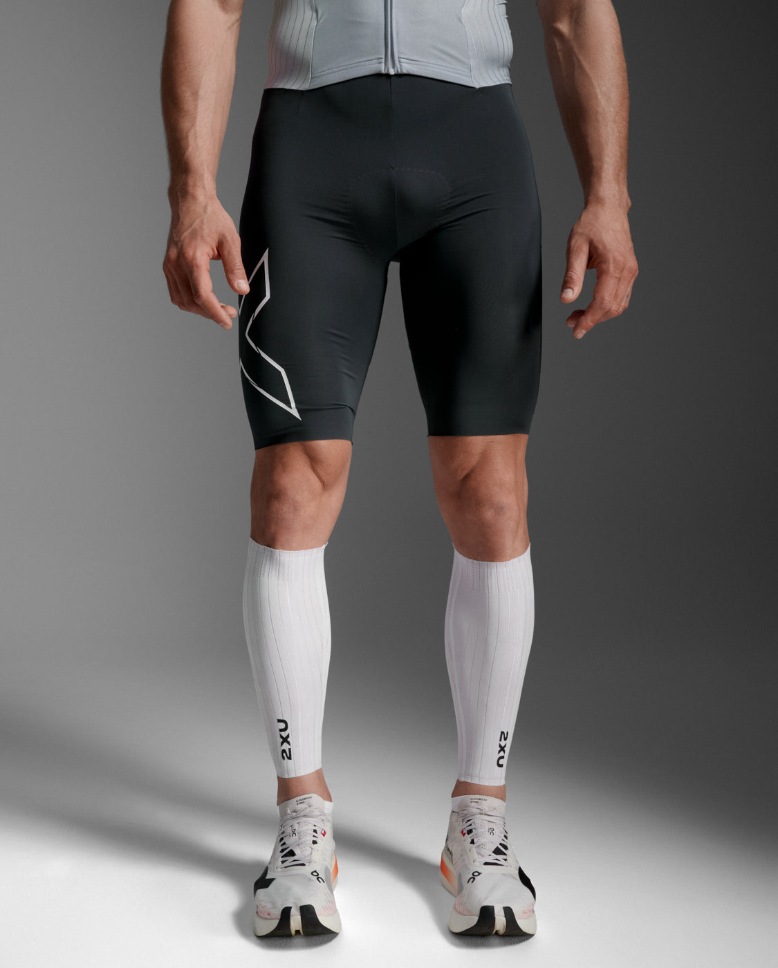 Light Speed Aero Calf Guards 中性 壓縮小腿套(一雙)｜白