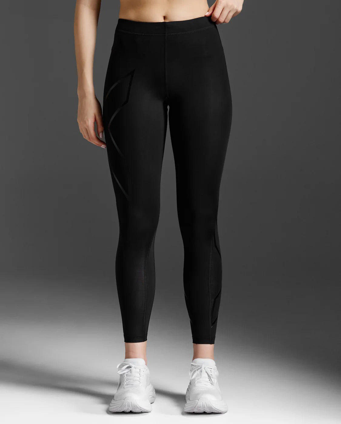 W Core Compression Tights 女士 全長輕量核心壓縮褲｜黑