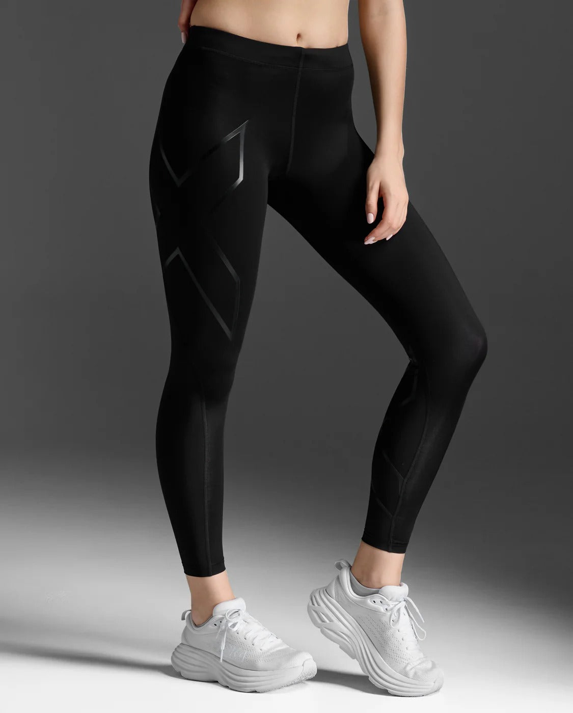 W Core Compression Tights 女士 全長輕量核心壓縮褲｜黑