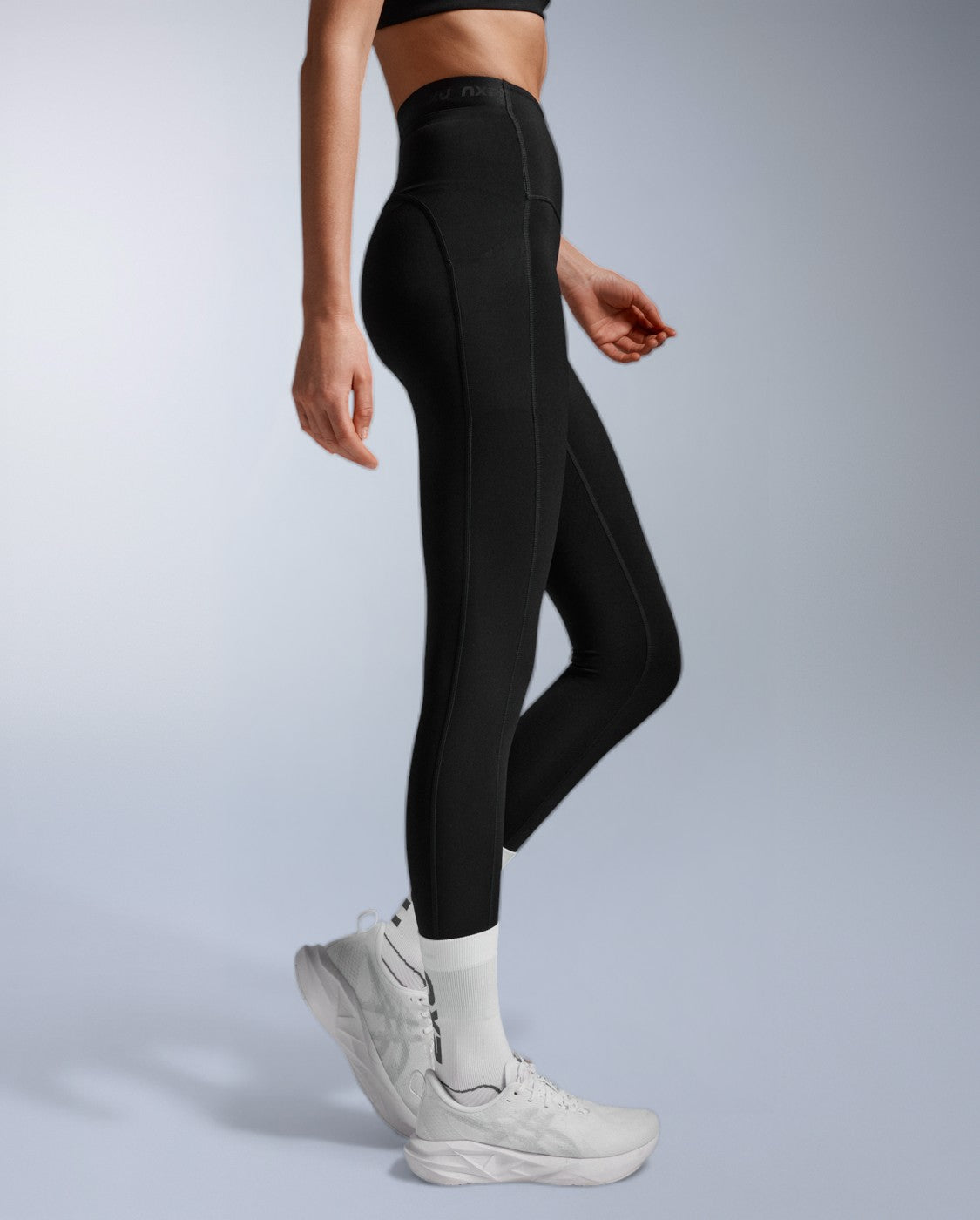 Form Stash Hi-Rise Compression Tight With Pockets 女士 高腰壓縮長褲｜黑