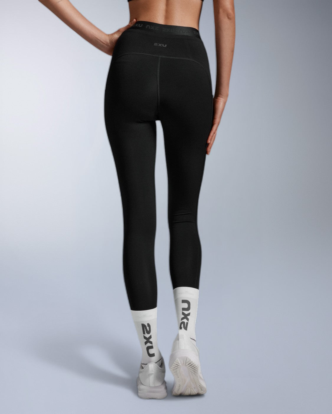 Form Stash Hi-Rise Compression Tight With Pockets 女士 高腰壓縮長褲｜黑