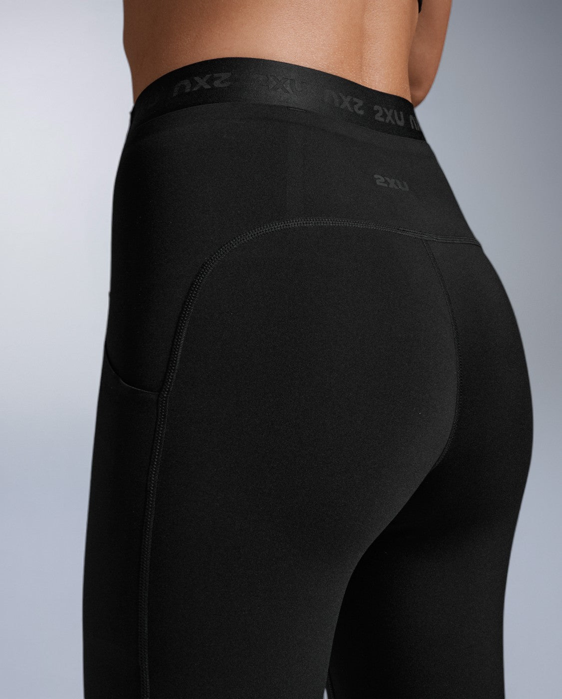 Form Stash Hi-Rise Compression Tight With Pockets 女士 高腰壓縮長褲｜黑