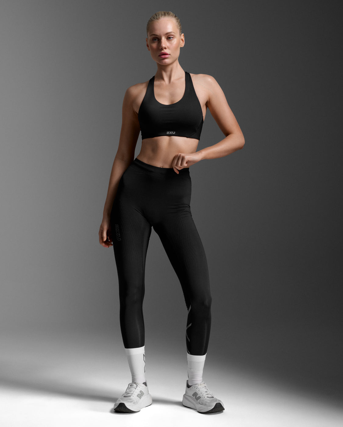 Light Speed React Hi-Rise Compression Tights 女士 高腰MCS壓縮長褲｜黑