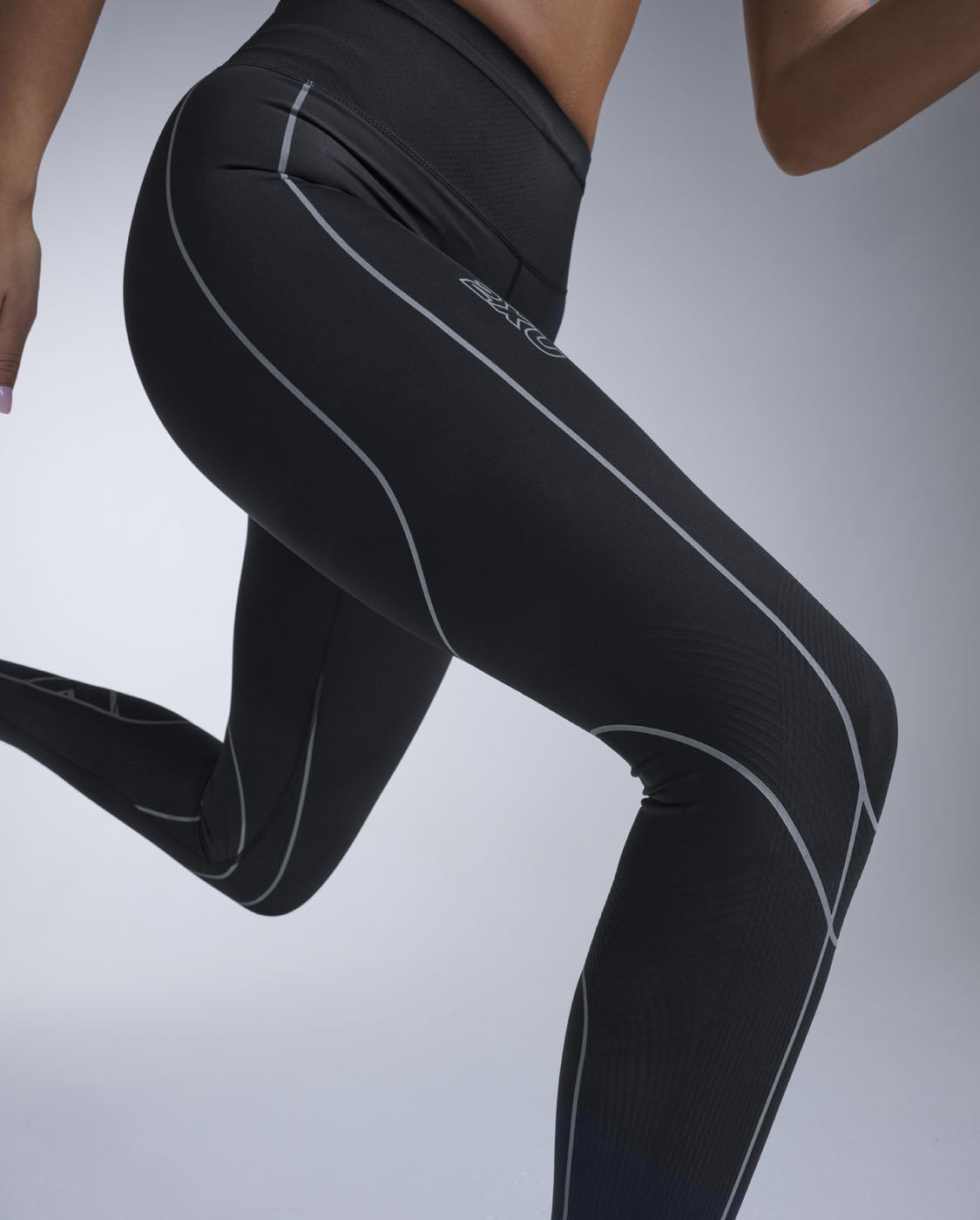 Light Speed Kinesis Hi-Rise Compression Tights 女士 高腰MCS壓縮長褲｜黑