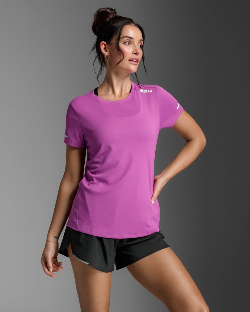 Aero Tee 女士 運動短袖上衣｜紫羅蘭