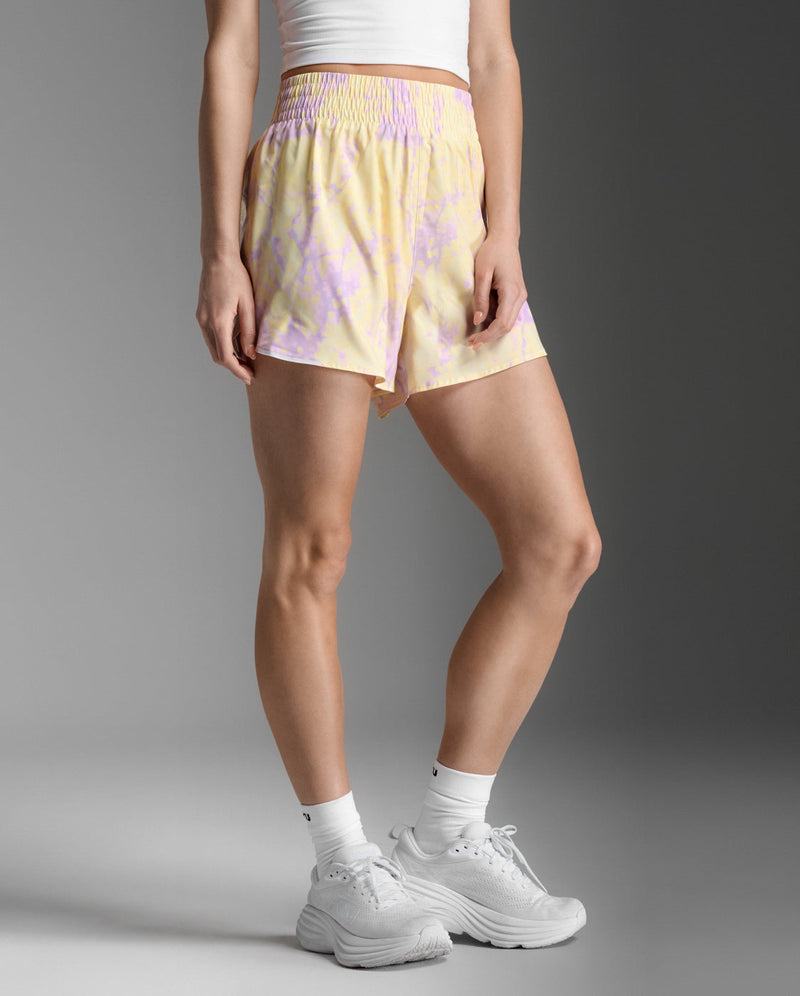 Aero Hi-Rise 4 Inch Shorts 女士 高腰 4 吋運動短褲｜黃