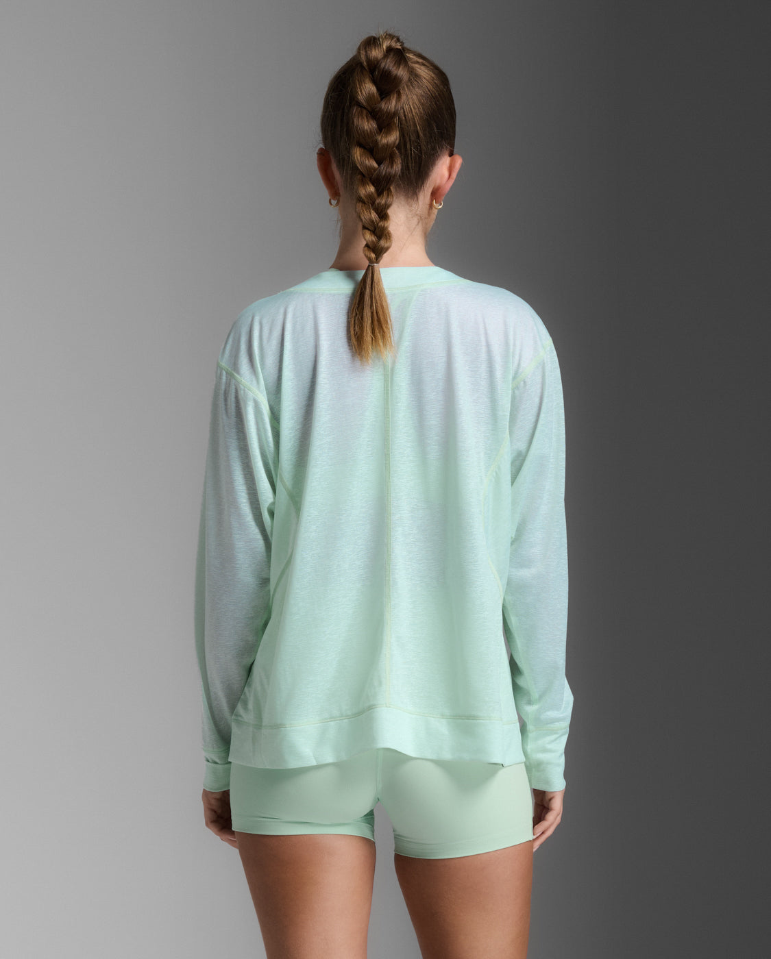 W ReLight Long Sleeve 女士 乾爽輕盈舒適機能長袖上衣 | 綠