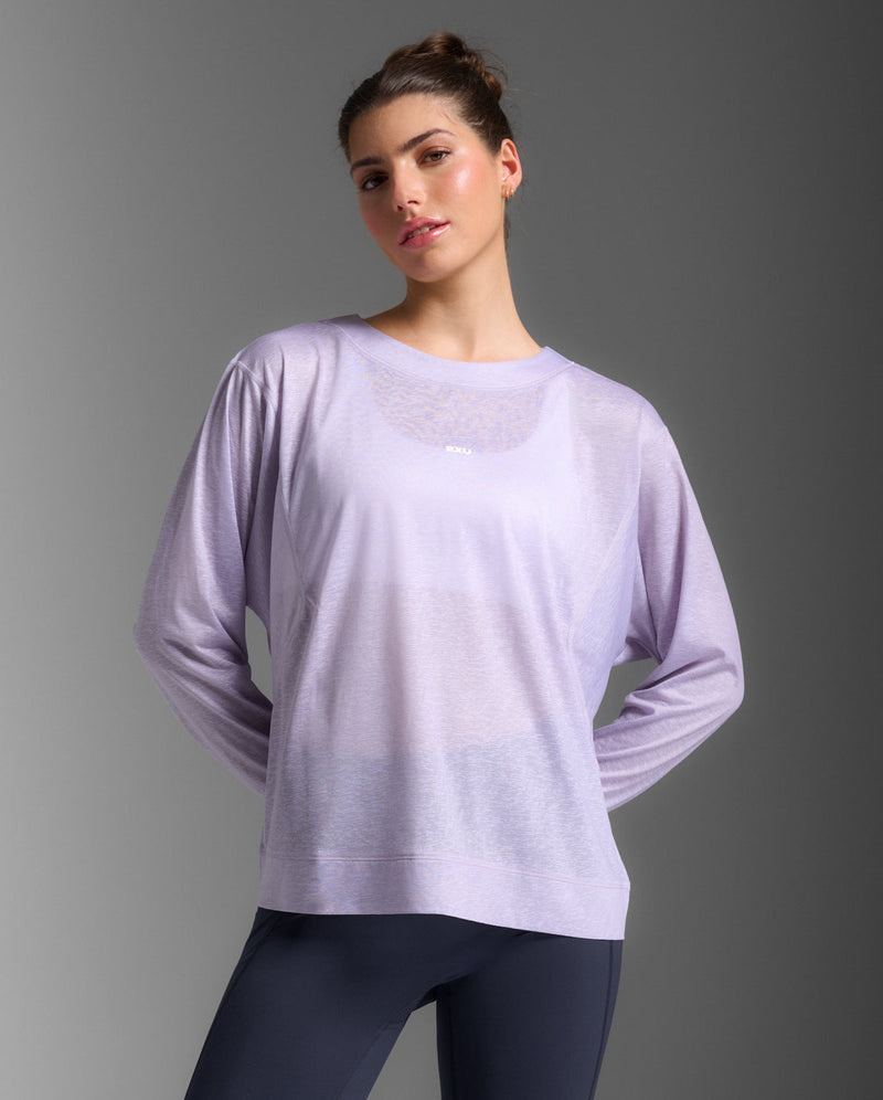ReLight Long Sleeve Women's Dry, Lightweight, Comfortable Functional Long-Sleeve Top | Light Purple