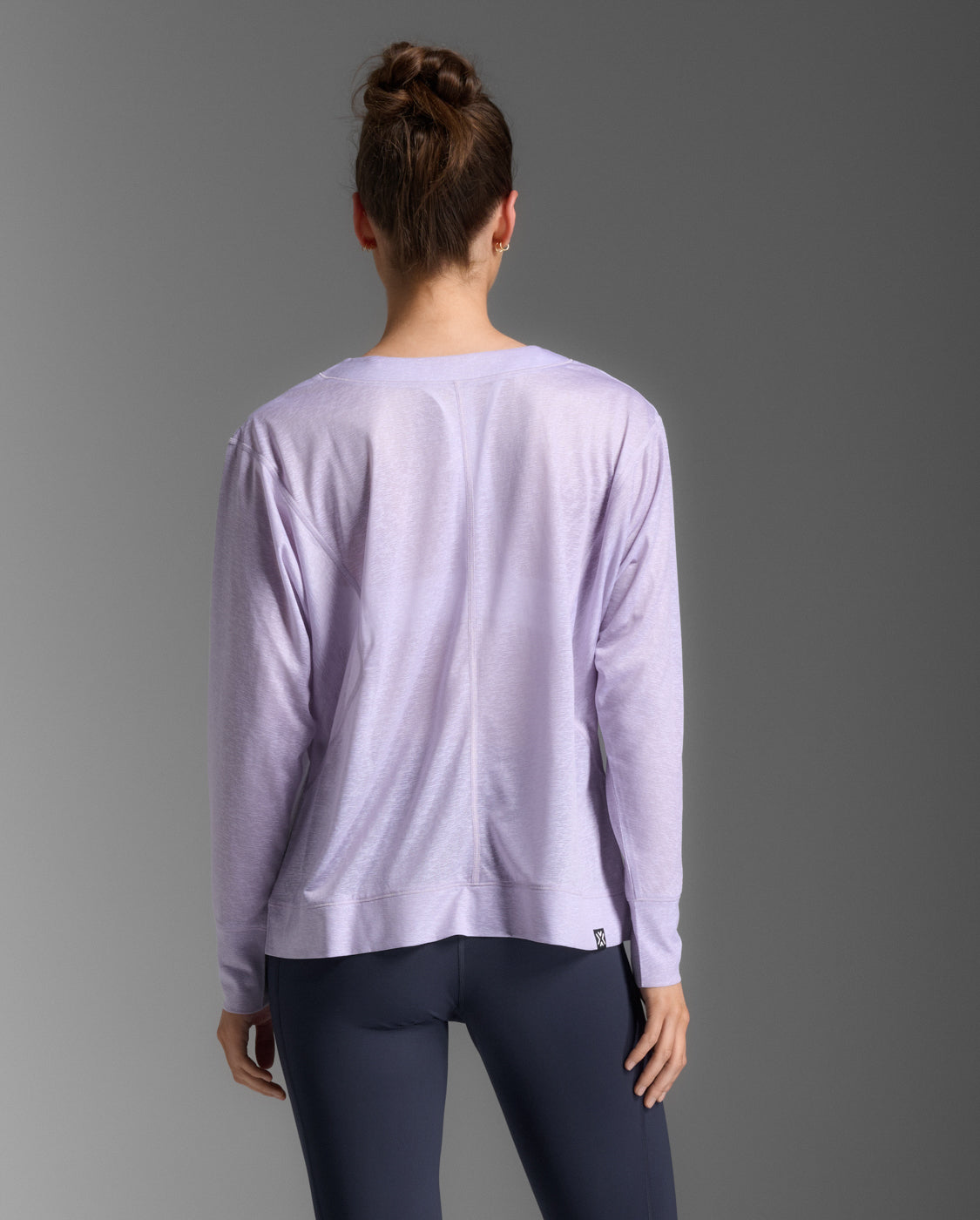 W ReLight Long Sleeve 女士 乾爽輕盈舒適機能長袖上衣  | 羅蘭紫