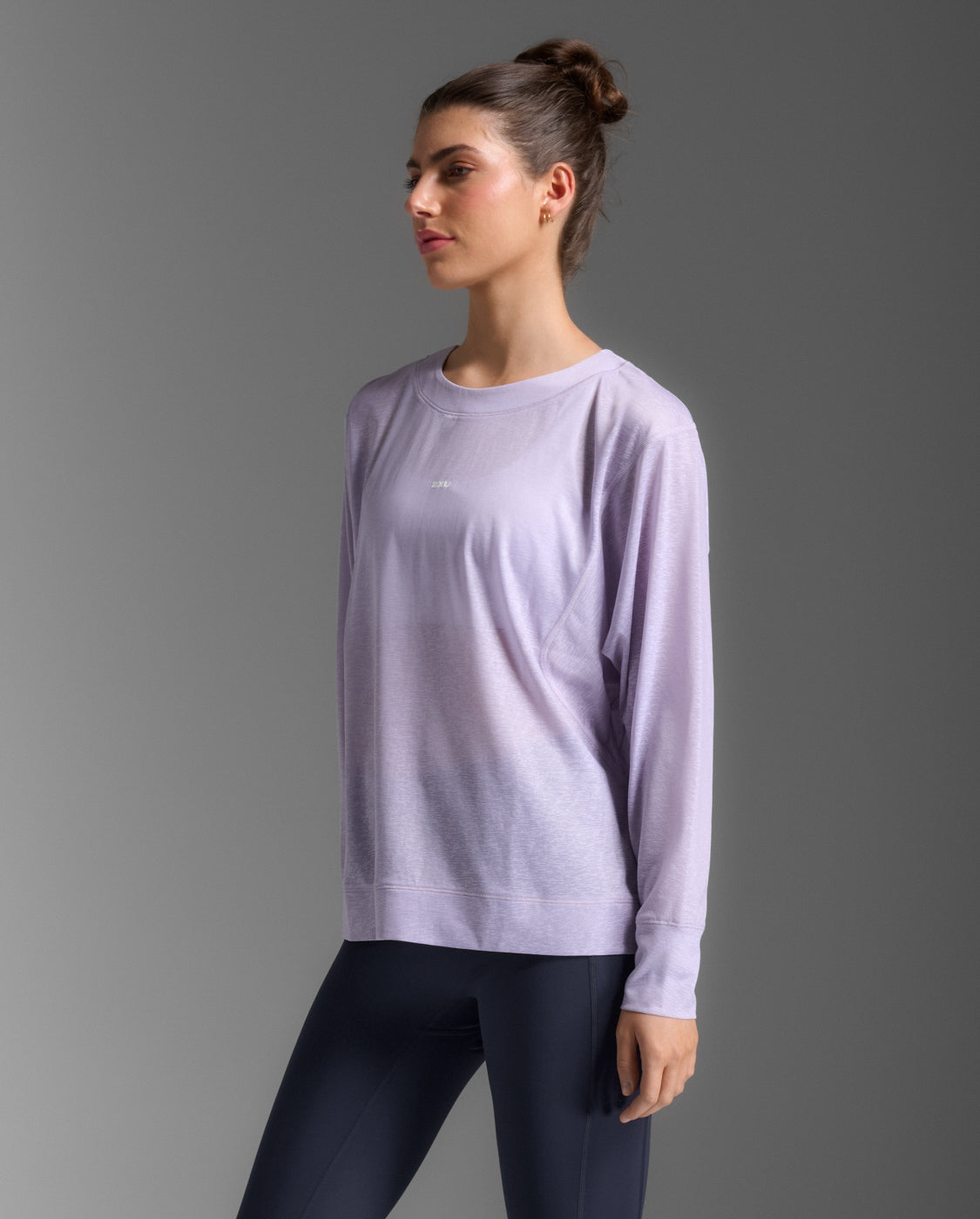 W ReLight Long Sleeve 女士 乾爽輕盈舒適機能長袖上衣  | 羅蘭紫