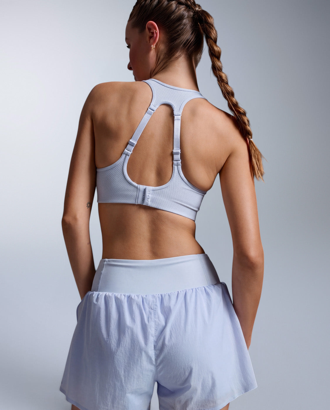 Aero Mesh Medium Impact Bra 女士 中度支撐運動內衣｜天藍