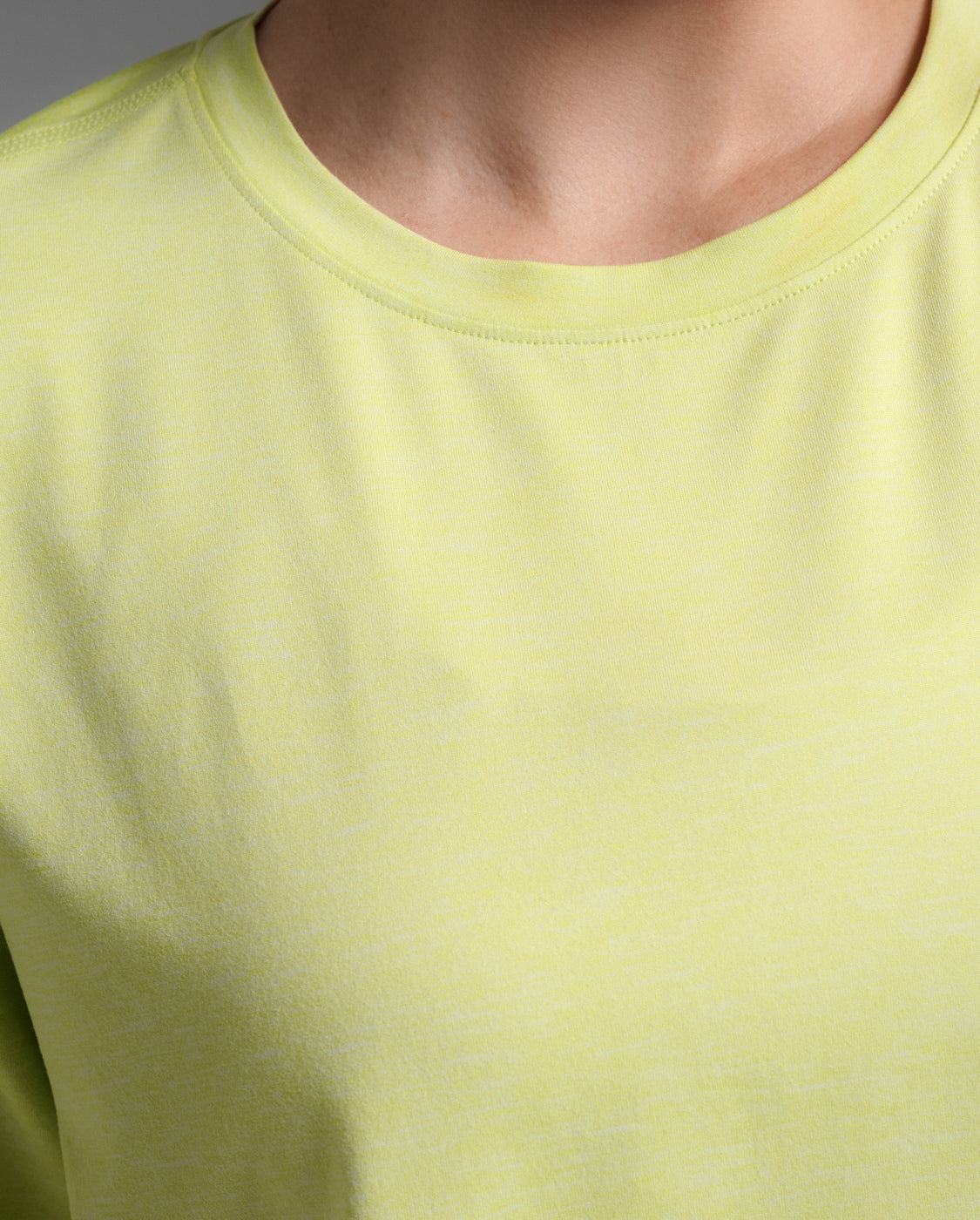 Form Soft Jersey Crop Tee 女士 棉感舒適排汗短版短袖上衣｜黃