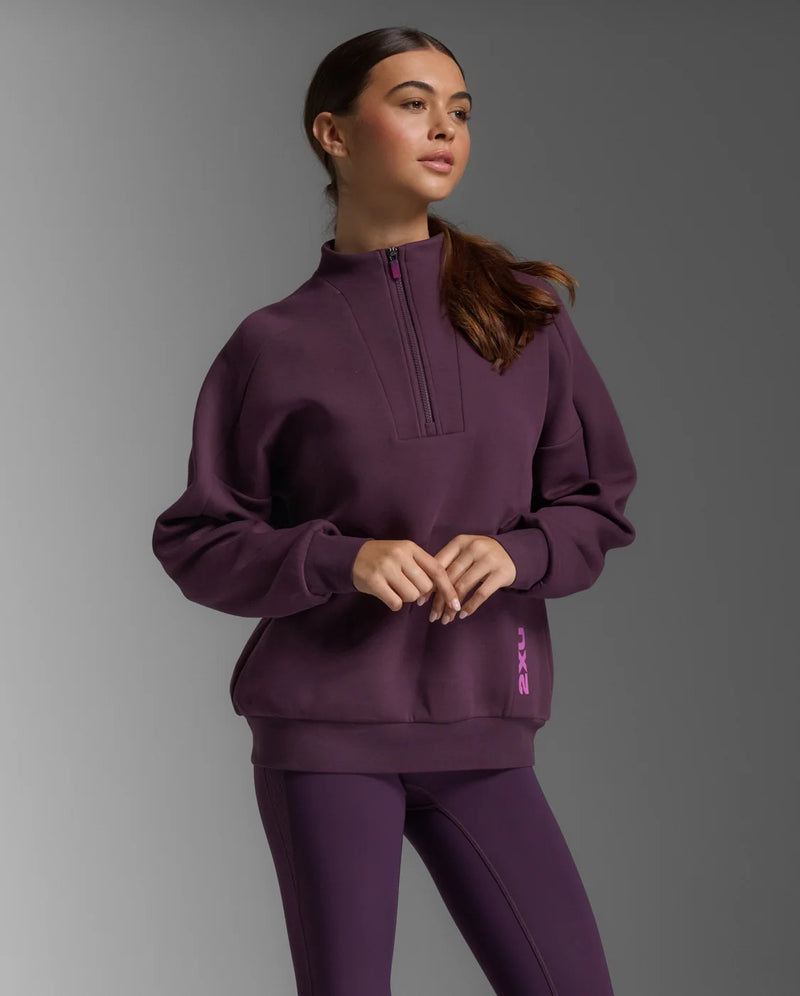 Form Smooth Spacer 1/2 Zip 女士 半開襟長袖上衣｜紫