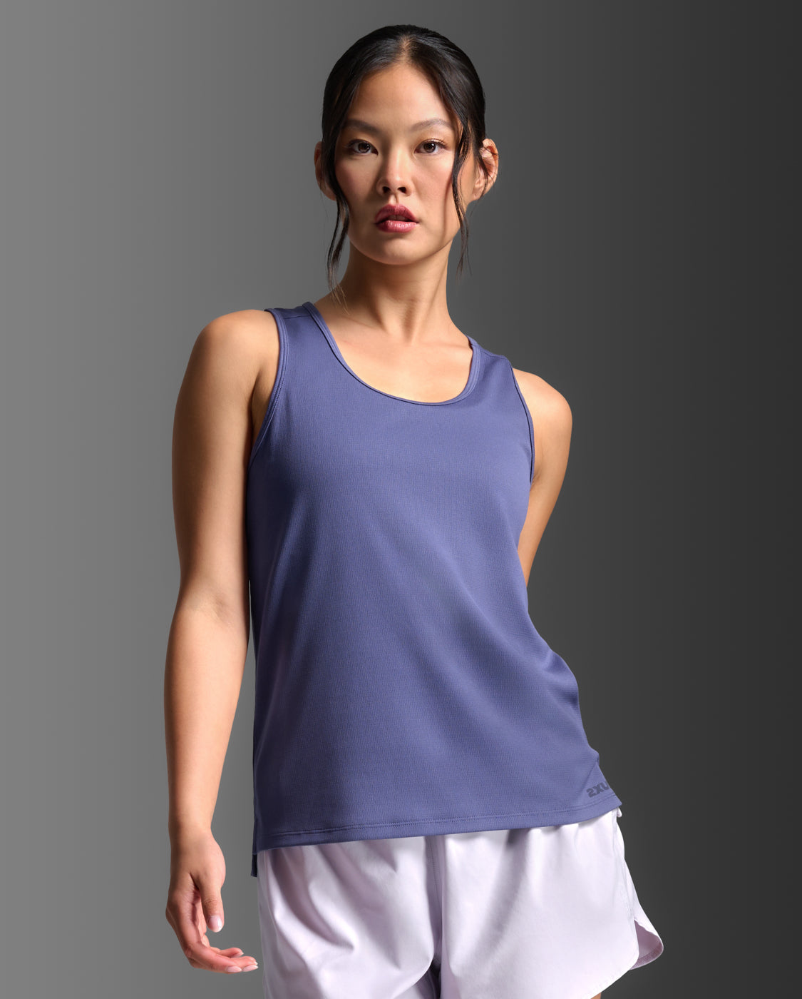 W Aero Singlet 女士 暢跑透氣排汗快乾UPF防曬無袖運動背心 | 紫