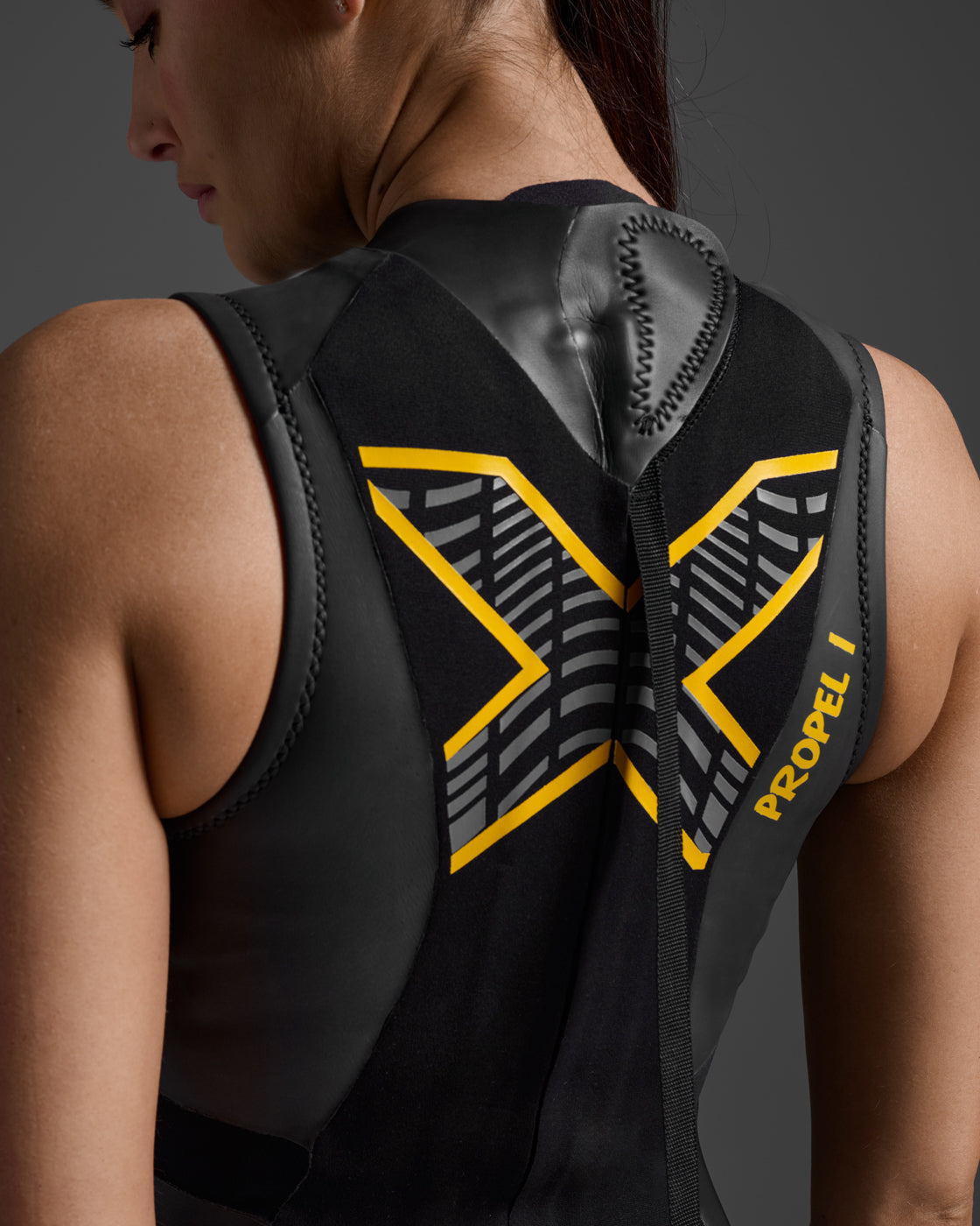 Propel：1 Sleeveless Wetsuit 女士 無袖防寒衣｜黑