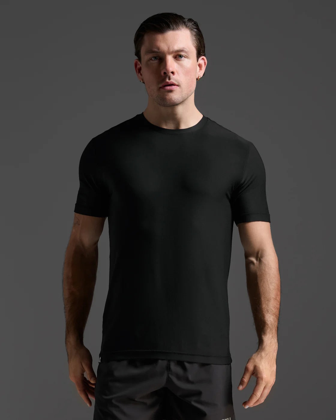 M Signature Tee 男士 耐磨柔棉速乾機能經典運動T恤  | 黑