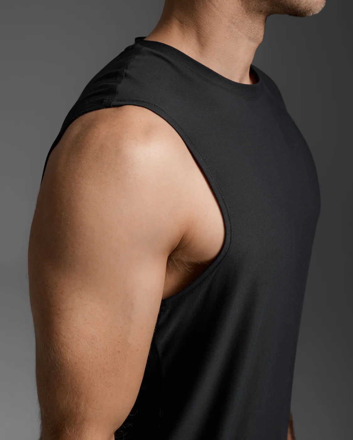 M Signature Soft Jersey Tank 男士 高彈舒適棉質耐磨運動背心 | 黑色